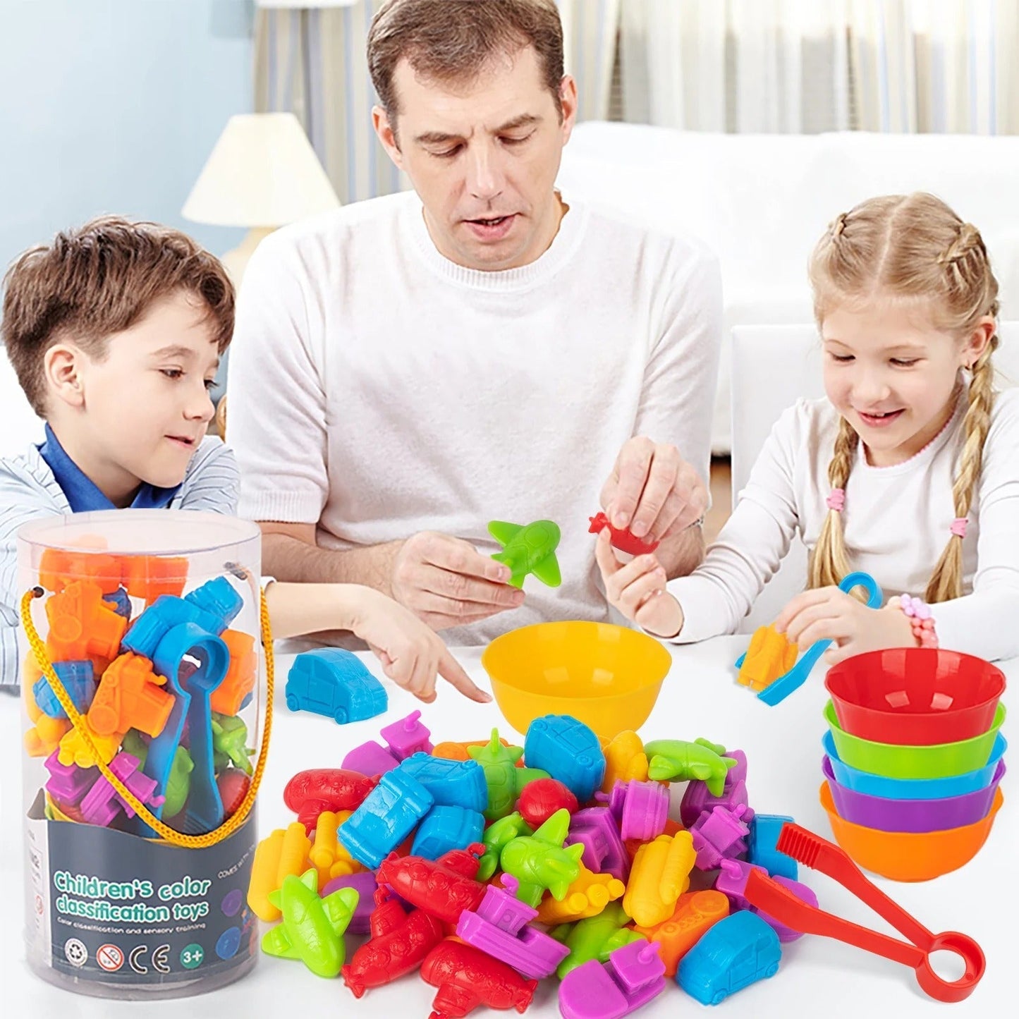 Colorful Kids Learning Puzzle Toy Set