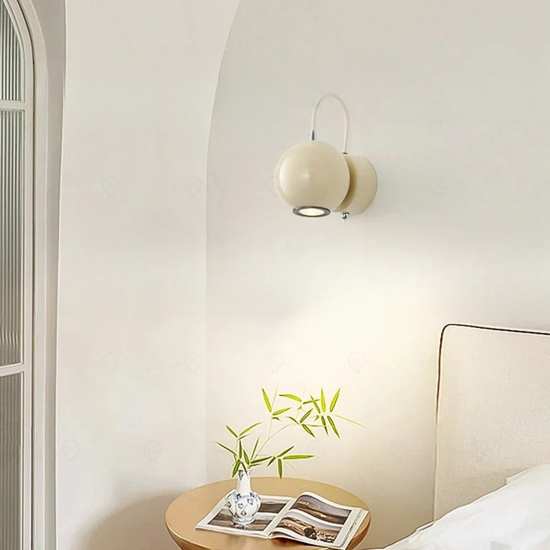 Modern Round Wall Lamp with Warm LED Lighting - Luxicro