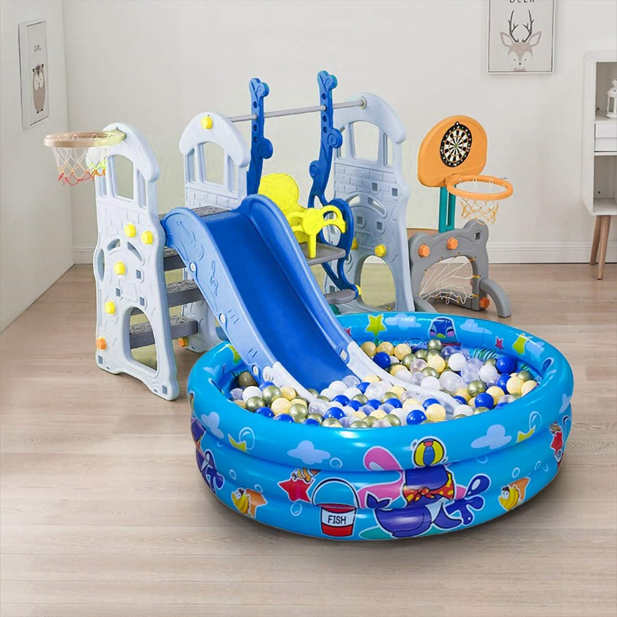 Fun Summer Blow Up Pool Kit - Luxicro