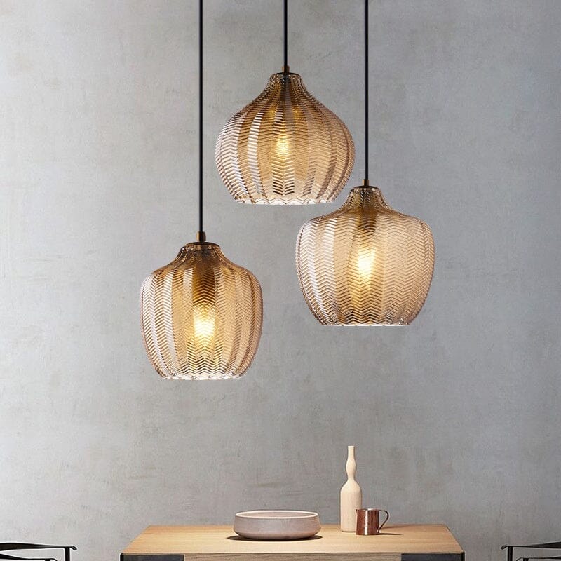 Stylish Glass Hanging Light Fixtures - Luxicro