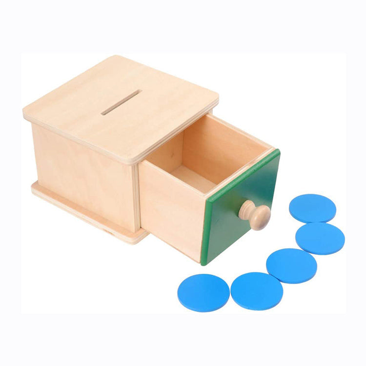 Wooden Montessori Coin Sorting Game