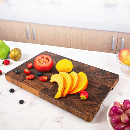 Natural Wood Cutting Board for Kitchen and Serving