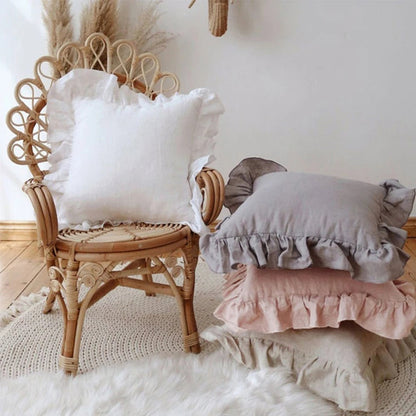 Delicate Textured Cotton Pillow Case - Luxicro