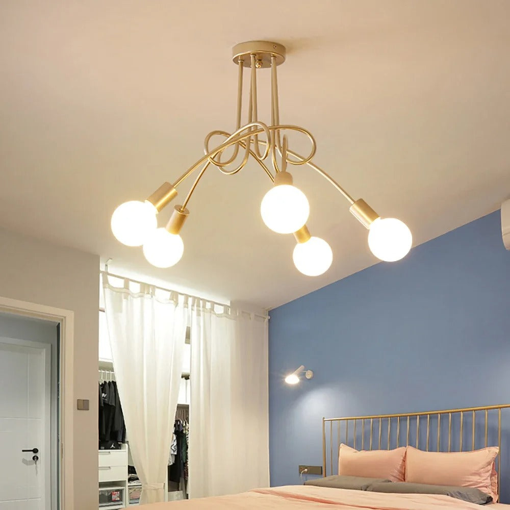 Vintage Chic Overhead LED Light Fixture