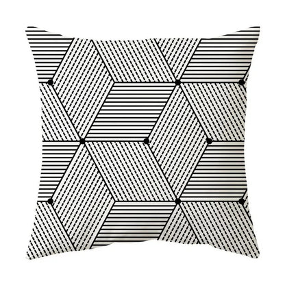 Modern Geometric Accent Pillow Cover