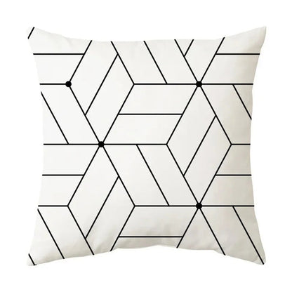 Modern Geometric Accent Pillow Cover