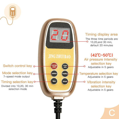 Compact Neck Massager with Heat and Knead Function