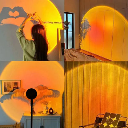 Colorful LED Sunset Light Projector