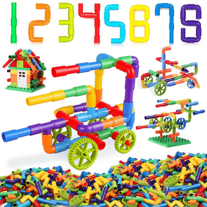 Colorful Children's Construction Blocks Toy Set