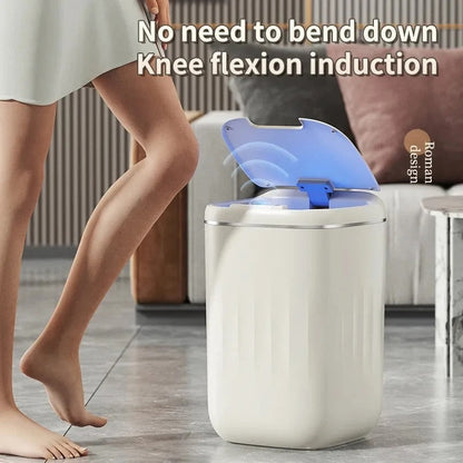 Automatic Touchless Trash Can with UV Light & Odor Filter