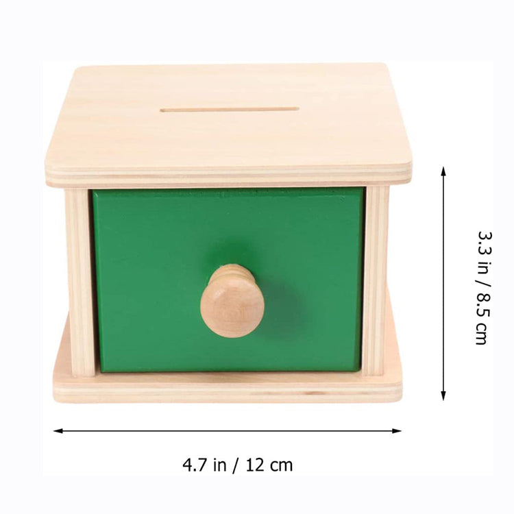Wooden Montessori Coin Sorting Game