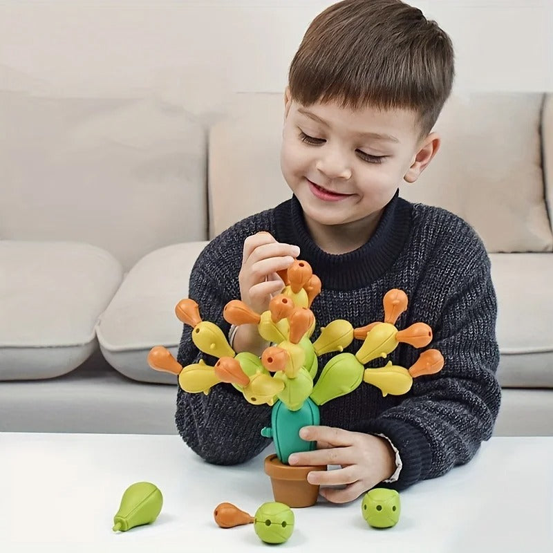 Colorful Kids Building Brick Set - Luxicro
