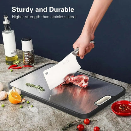 Durable Kitchen Cutting Board with Juice Channels