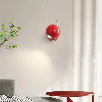 Modern Round Wall Lamp with Warm LED Lighting