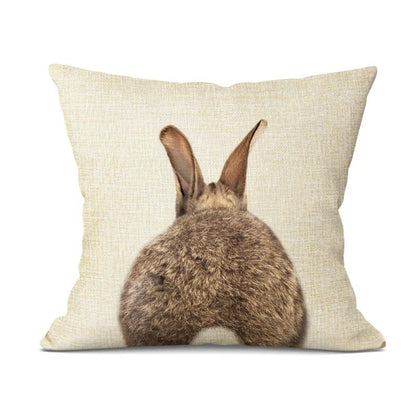 Fun Animal Pillow Cover – Colorful Home Decor Accent - Luxicro
