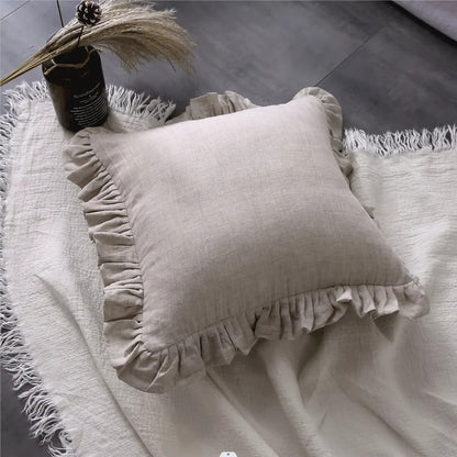 Delicate Textured Cotton Pillow Case