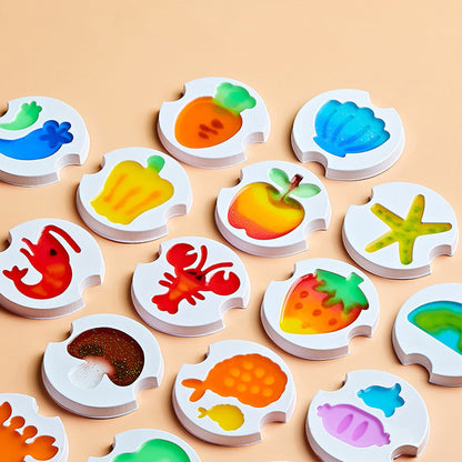 Fun Kids Cooking Play Set - Build Your Own Figures Kit