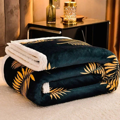 Plush Fuzzy Thermal Throw Blanket