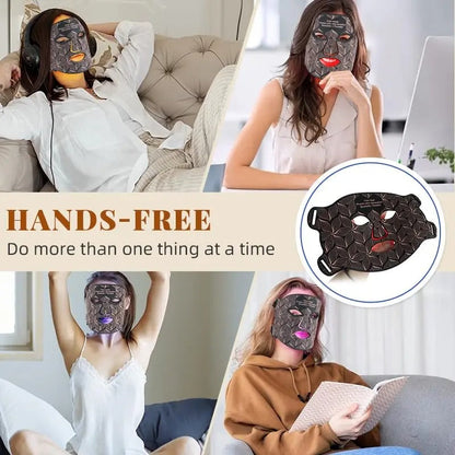 Advanced LED Face Mask for Skin Rejuvenation Therapy