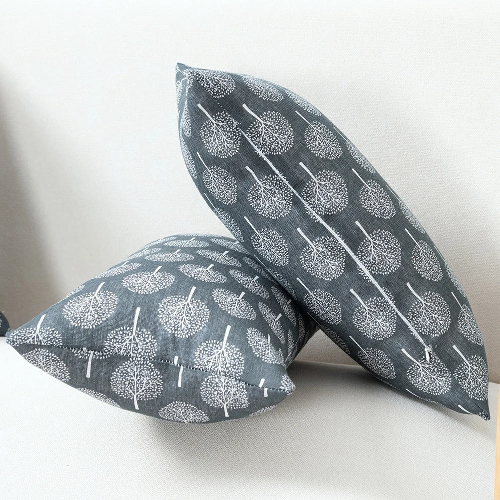 Elegant Natural Fiber Cushion Cover