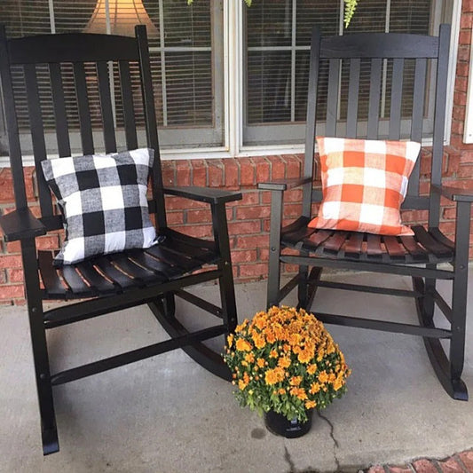Cozy Check Pattern Throw Pillow Cover - Luxicro