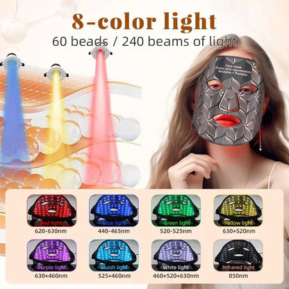 Advanced LED Face Mask for Skin Rejuvenation Therapy