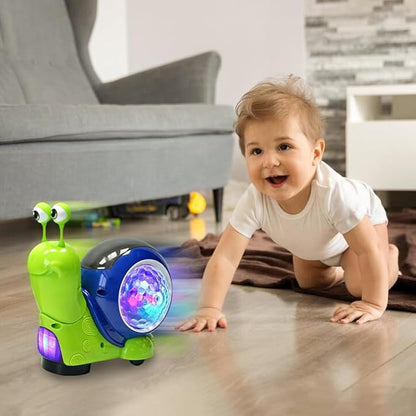 Fun Musical LED Snail Figure - Luxicro