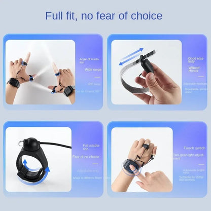 Rechargeable LED Clip On Flashlight