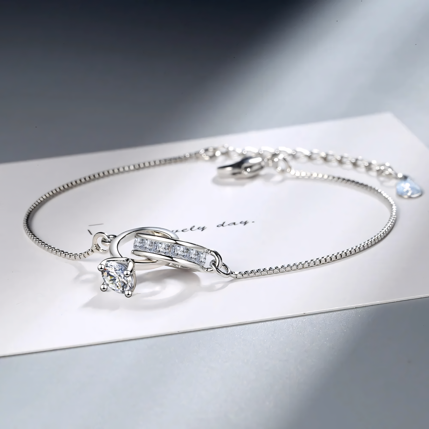 Timeless Diamond Link Chain Bracelet