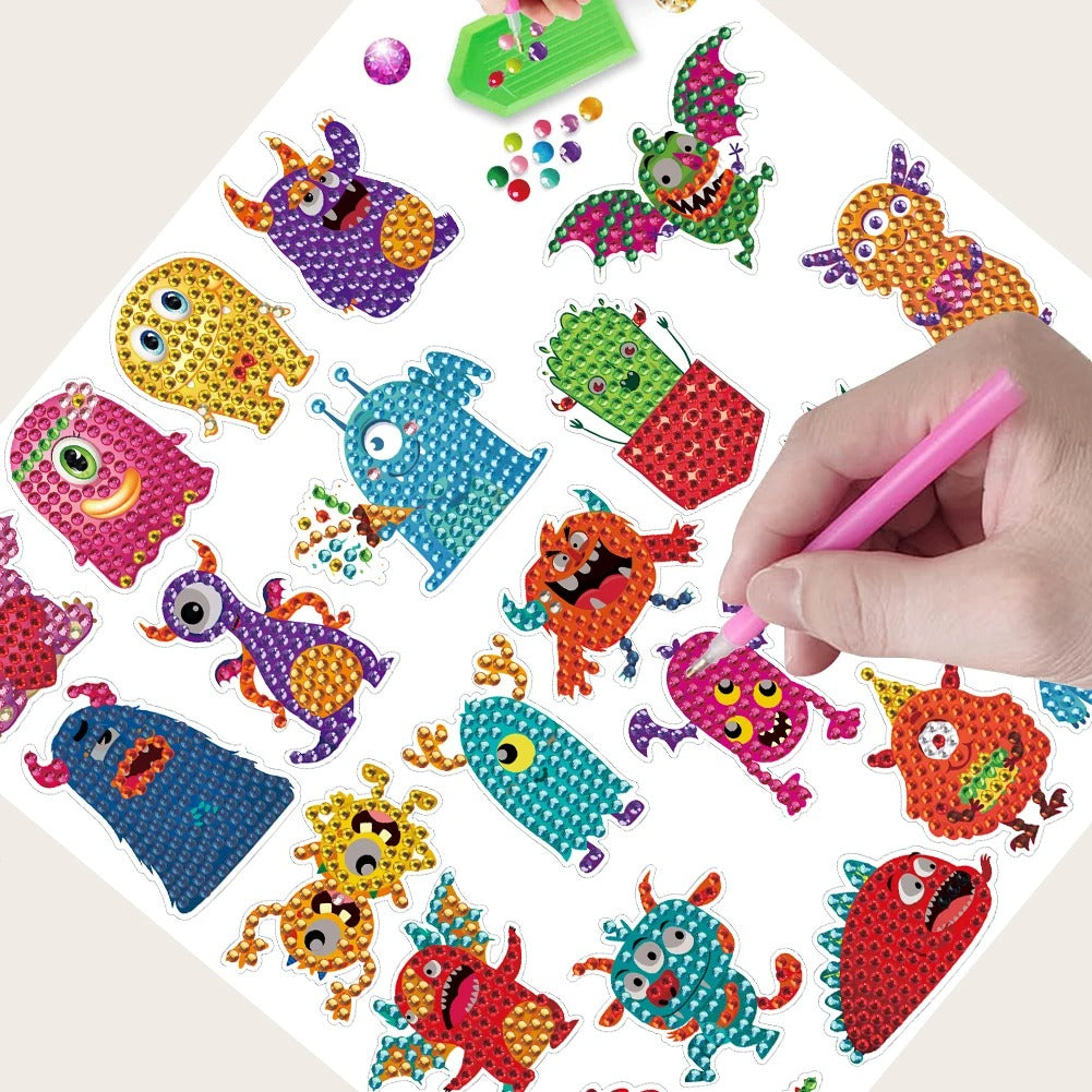 Creative Diamond Mosaic Sticker Set - Spark Your Child’s Imagination ...