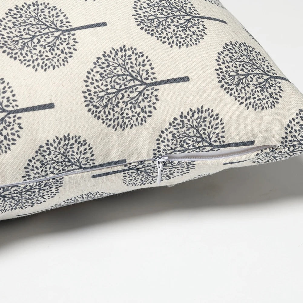 Elegant Natural Fiber Cushion Cover