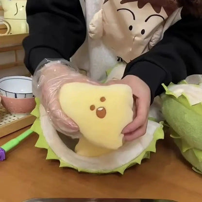 Cute Durian Squishy Plush Toy