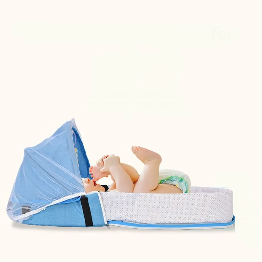 Compact Folding Infant Sleeper Bed - Luxicro