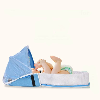 Compact Folding Infant Sleeper Bed - Luxicro