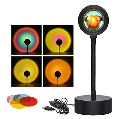 Colorful LED Sunset Light Projector