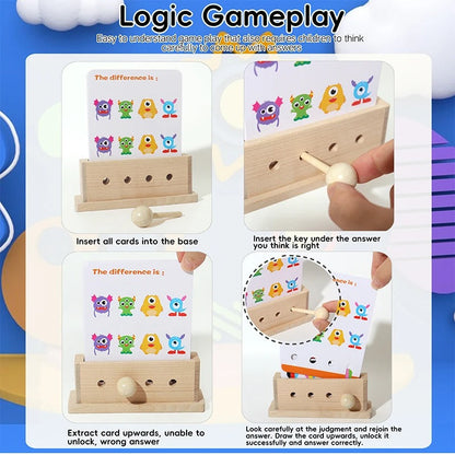 Fun Wooden Puzzle Learning Toy for Children