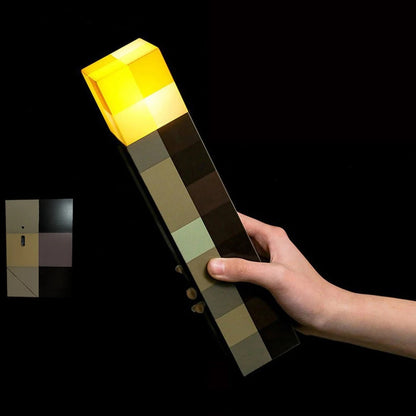 Colorful Minecraft Table Lamp