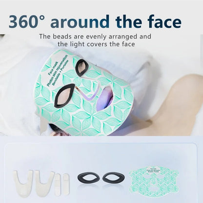 Advanced LED Face Mask for Skin Rejuvenation Therapy