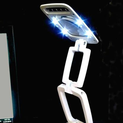 Big LED Magnifier with Flexible Arm