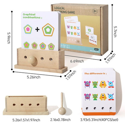 Fun Wooden Puzzle Learning Toy for Children
