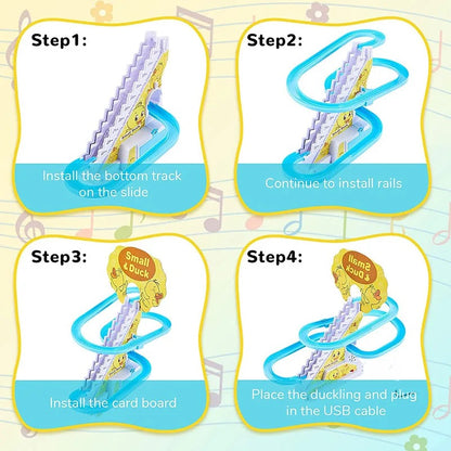 Fun Duck Roller Coaster Ride