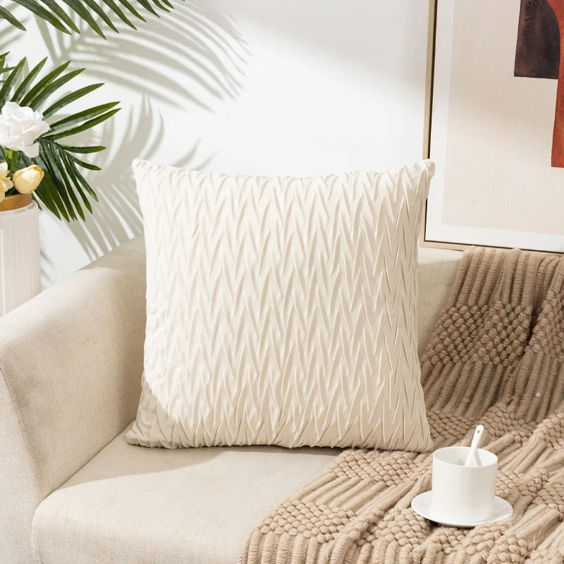 Luxurious Plush Sofa Pillow Cover
