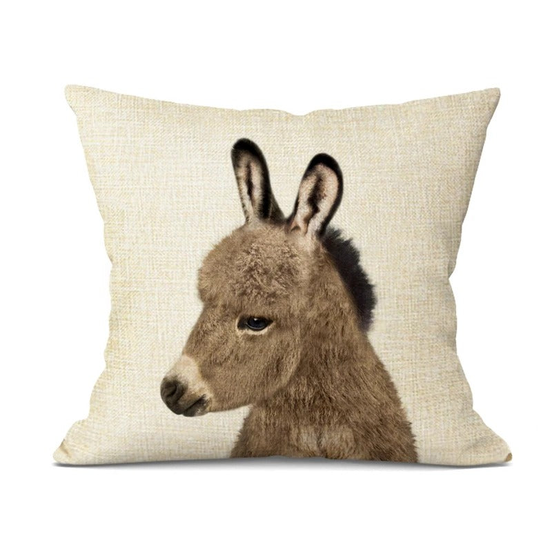 Fun Animal Pillow Cover – Colorful Home Decor Accent