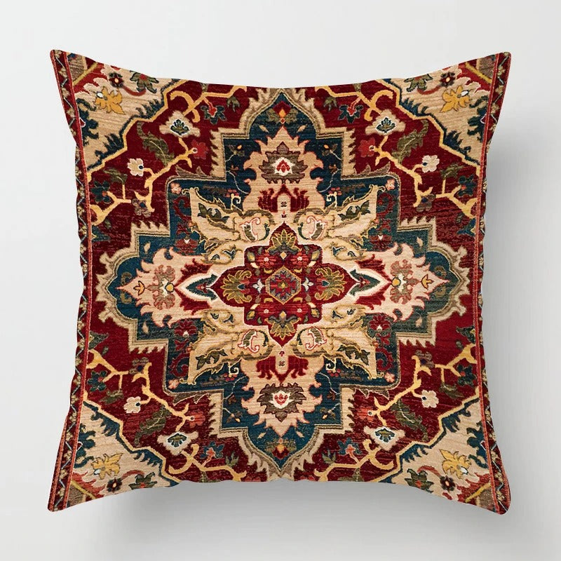 Luxurious Patterned Throw Pillow