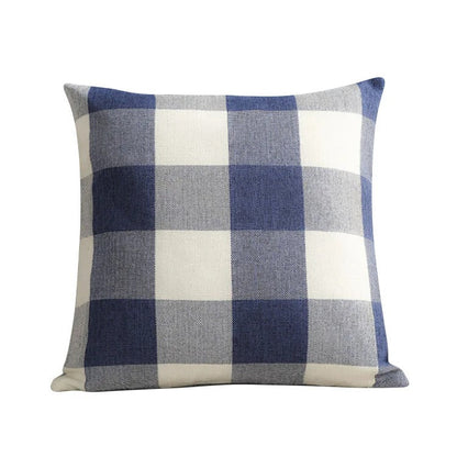 Cozy Check Throw Pillow Cover in Country Home Decor