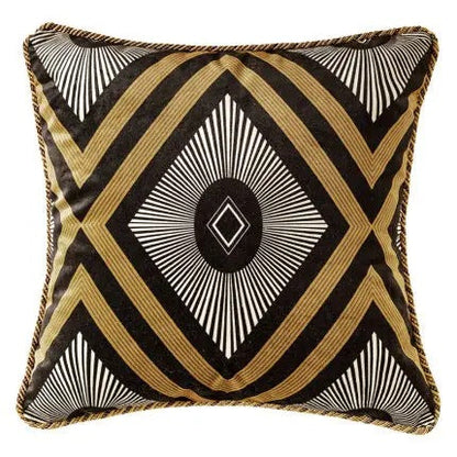 Luxury Yellow Pillowcase with Bee Pattern