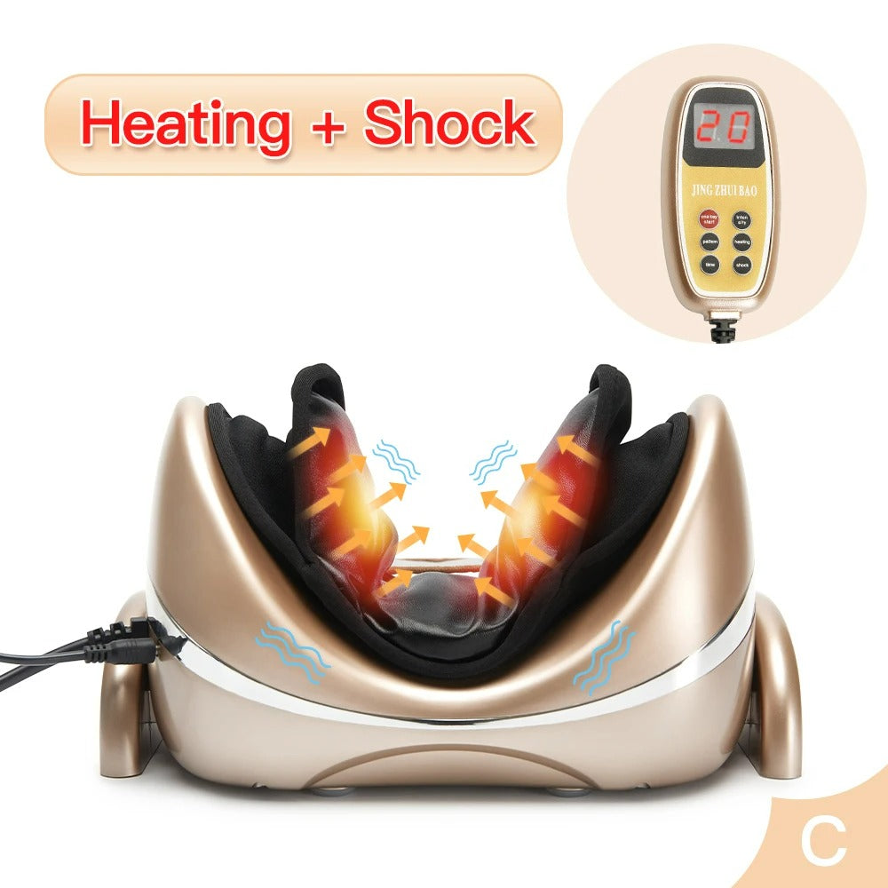 Compact Neck Massager with Heat and Knead Function