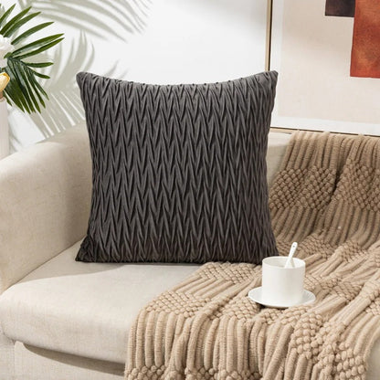 Luxurious Plush Sofa Pillow Cover