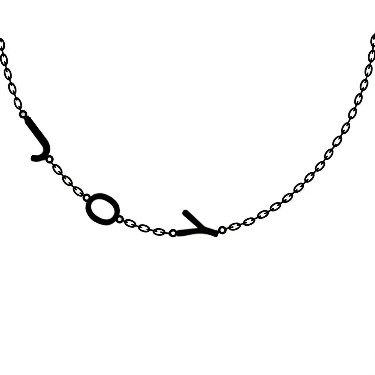 Personalized Monogram Unique Bar Necklace