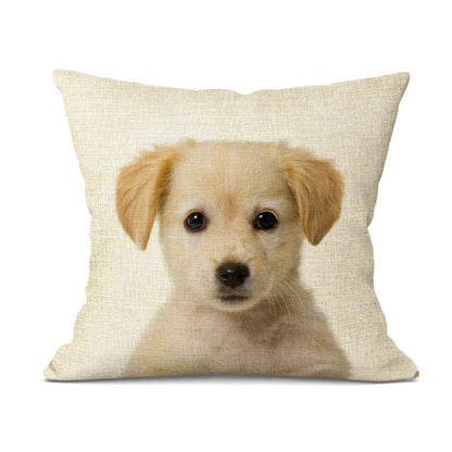 Vibrant Pet Throw Pillow Cover